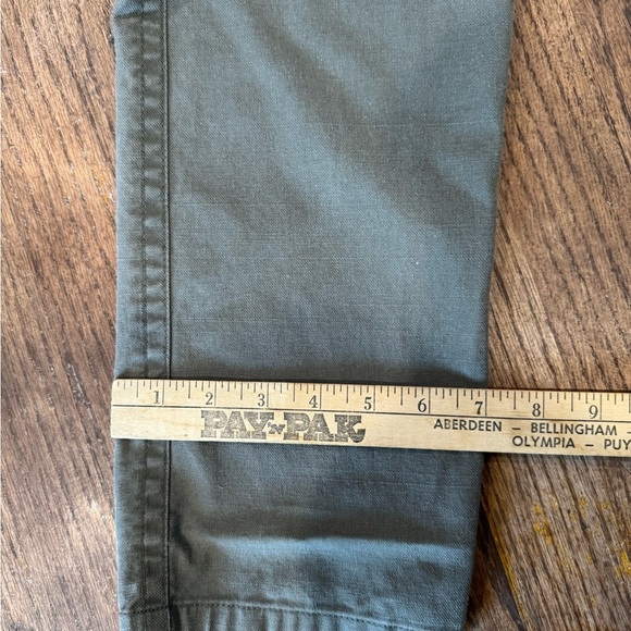 Miss Me Olive Green Cargo Pants – Size 27 – 100% Cotton – Style CP1241 - Picture 4 of 10